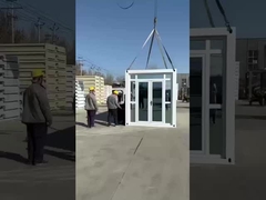 इस्पात संरचना 20 फीट पूर्वनिर्मित घर आसान और तेज़ स्थापना संभव