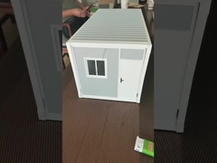 पर्यावरण के अनुकूल छोटे फोल्डिंग हाउस कारवां कंटेनर मौसम प्रतिरोधी