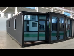 OEM फ्लैटपैक फोल्डेबल परिवर्तित शिपिंग कंटेनर हाउस 40ft