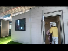 ग्रेड 8 भूकंप प्रतिरोधी 20FT पूर्वनिर्मित घर टूटी हुई पुल एल्यूमीनियम खिड़की के साथ