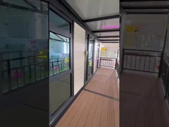 अनुकूलन योग्य इंटीरियर डिजाइन 40 फीट विस्तार योग्य कंटेनर घर दो कमरों के साथ 20-30 साल की स्थायित्व