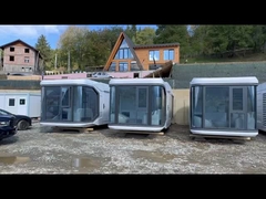 पर्यावरण के अनुकूल कैप्सूल कंटेनर हाउस प्रीफैब आउटडोर ऑफिस पॉड