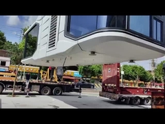 8.5 मीटर स्पेस कैप्सूल हाउस प्रीफैब्रिकेटेड पॉड हाउस हवा प्रतिरोध