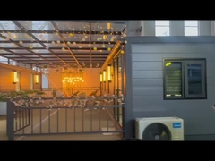 बहुउद्देश्यीय लघु फोल्ड आउट होम कंटेनर भूकंपरोधी 20 फीट