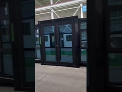 ग्रेड 8 भूकंप प्रतिरोधी 20FT पूर्वनिर्मित घर टूटी हुई पुल एल्यूमीनियम खिड़की के साथ