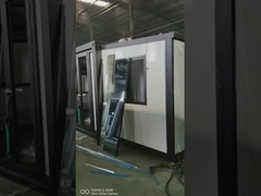 जस्ती स्टील मॉड्यूलर फोल्ड आउट विस्तार योग्य स्टार्टर होम व्यक्तिगत