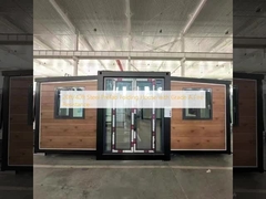 ग्रेड ए अग्नि प्रतिरोध के साथ 20ft/40ft स्टील प्रीफैब फोल्डिंग हाउस