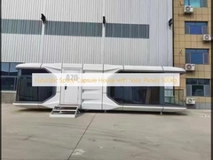 सौर पैनलों के साथ भविष्यवादी अंतरिक्ष कैप्सूल हाउस 500 किलोग्राम