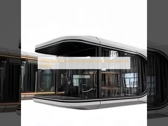 500 किलो सौर पैनल और एलईडी प्रकाश व्यवस्था के साथ अंतरिक्ष कैप्सूल हाउस