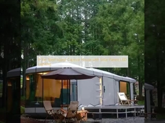 सौर पैनलों के साथ 8 टन स्टील स्पेस कैप्सूल हाउस एलईडी प्रकाश व्यवस्था