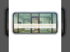 सौर ऊर्जा के साथ 6m x 3.3m एल्यूमीनियम मिश्र धातु सेब कैप्सूल हाउस