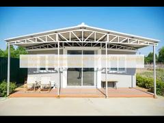 72 वर्ग मीटर रहने की जगह के साथ 40 फीट का विस्तार योग्य कंटेनर होम, अनुकूलित रंग और उपयोग के लिए तैयार प्लंबिंग