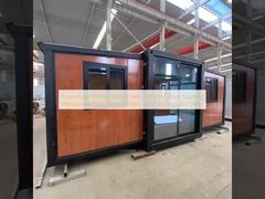 2 KN/m2 फर्श लोडिंग के साथ विस्तार योग्य प्रीफैब हाउस वाटरप्रूफ पेंट सील किनारों और अनुकूलन योग्य आकार