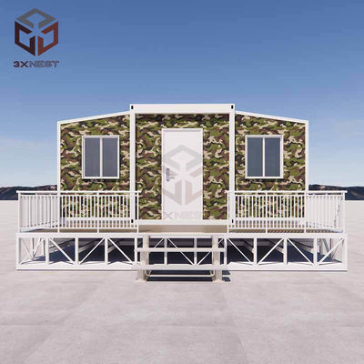 खरीदें छत ग्रेड 8 भूकंप प्रतिरोधी के साथ इस्पात संरचना तह कंटेनर घर online manufacture