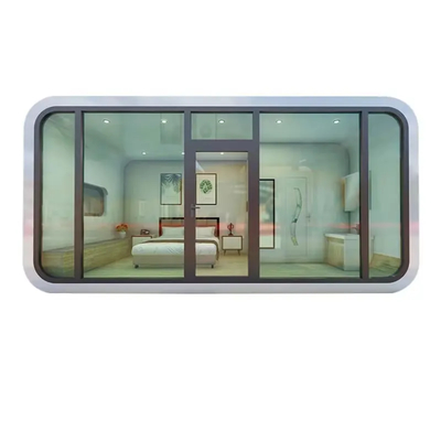 खरीदें सौर ऊर्जा के साथ 6m x 3.3m एल्यूमीनियम मिश्र धातु सेब कैप्सूल हाउस online manufacture