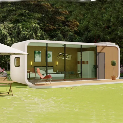 खरीदें वाईफाई और 20㎡ फ़्लोर एरिया के साथ एल्यूमिनियम अलॉय एप्पल कैप्सूल हाउस online manufacture