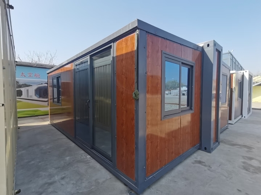 खरीदें Customizable Expandable Prefab Homes with 18.5 Square Meter Size and 2 KN/m2 Loading Capacity in Steel Construction online manufacture