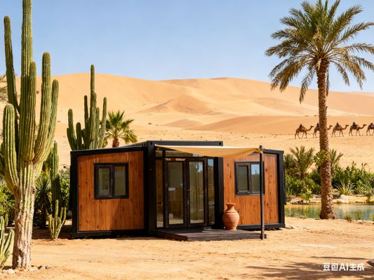 खरीदें Heavy-Duty Foldable 20ft Container with Bathroom Wet-Dry Separation and Optional 18mm Thick Fireproof Cement Fiber Floor ऑनलाइन निर्माण