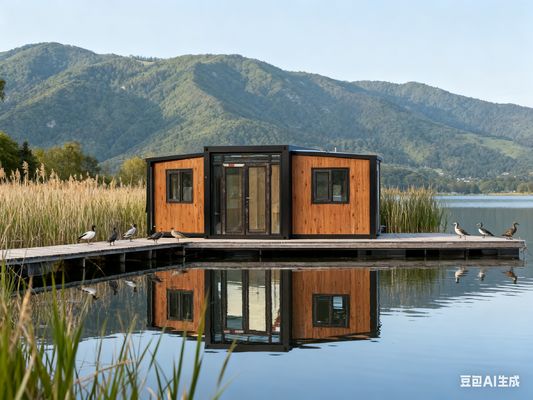 खरीदें Foldable 20ft Container Featuring Bathroom Wet-Dry Separation and Thermal-break Aluminum Window for Space Utilization ऑनलाइन निर्माण