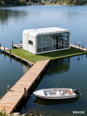 खरीदें एप्पल कैप्सूल हाउस में स्मार्ट होम सुविधाएँ कुल शुद्ध वजन 5.4 टन 2 लोगों को समायोजित करता है ऑनलाइन निर्माण