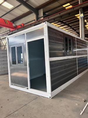 खरीदें Permanent Flat Pack Folding House Eco-Friendly and Structured Surface with Electrostatic Spraying White ऑनलाइन निर्माण