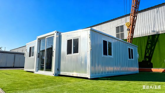 खरीदें Foldable 20ft Container with 80*100*2.5mm Square Tube Bottom Side Beam and L5900*W2220*H2480mm Folded Size ऑनलाइन निर्माण