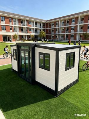 खरीदें 18.5 Square Meters Foldable Modular Homes with More Than 30 Years Life and 1 40HQ Shipping Container Can Hold 4 Sets ऑनलाइन निर्माण