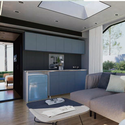 पोर्टेबल स्पेस कैप्सूल हाउस 8 टन जस्ती इस्पात फ्रेम के साथ