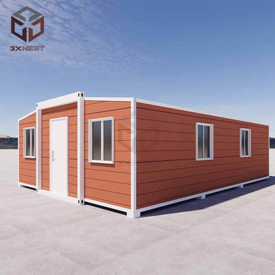 समकालीन स्टार्टर विस्तारित शिपिंग कंटेनर घर 56SqM