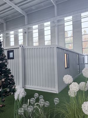 40 फीट विस्तार योग्य कंटेनर होम जिसमें अनुकूलन योग्य आंतरिक डिज़ाइन, भूकंपीय प्रदर्शन स्तर 8 और गैल्वेनाइज्ड स्टील फ्रेमवर्क है