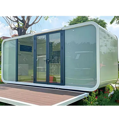 एप्पल कैप्सूल हाउस 6m x 3.3m x 3m सौर ऊर्जा और वाईफाई के साथ