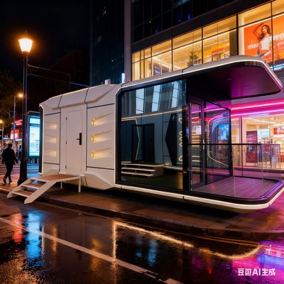 3460 चौड़ाई अंतरिक्ष कैप्सूल घर 7 टन शुद्ध वजन और 29.6 वर्ग मीटर मंजिल क्षेत्र के साथ