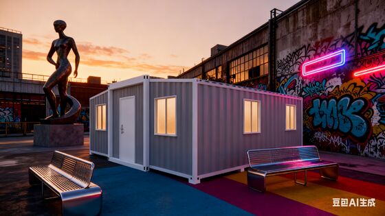 40 फीट विस्तार योग्य कंटेनर घर पीवीसी पैनल के साथ आंतरिक परिष्करण हवा प्रतिरोध 4.18KN/M2 और अनुकूलन योग्य छत