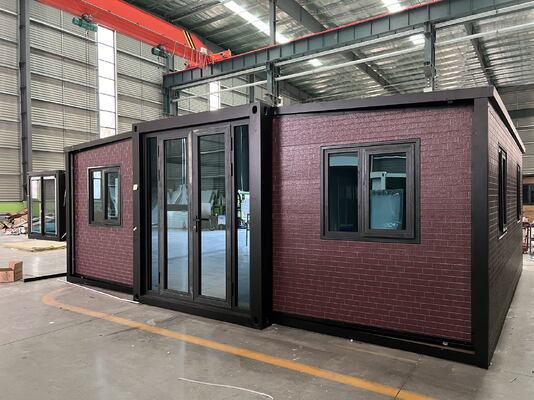 75 मिमी ईपीएस सैंडविच पैनल फोल्डेबल 20 फीट कंटेनर हवा प्रतिरोध 4.18 केएन/एम2 और भूकंपीय प्रदर्शन स्तर 8 के साथ