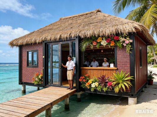 प्रिफैब्रिकेटेड छोटे घरों के लिए तह किए जाने और खोले जाने पर लेवल 8 भूकंपीय प्रदर्शन के साथ फोल्डेबल 20 फीट कंटेनर