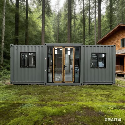 थर्मल इन्सुलेशन और ध्वनि इन्सुलेशन और लचीली रहने की जगहों के लिए भूकंपीय प्रदर्शन स्तर 8 के साथ पूरी तरह से गैल्वेनाइज्ड फोल्डेबल 20 फीट कंटेनर