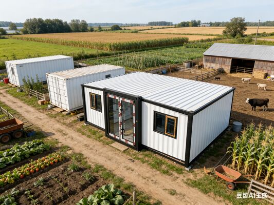 2.8 टन शुद्ध वजन, 75 मिमी ईपीएस सैंडविच पैनल और अनुकूलन योग्य डिजाइन के साथ फोल्डेबल 20 फीट कंटेनर