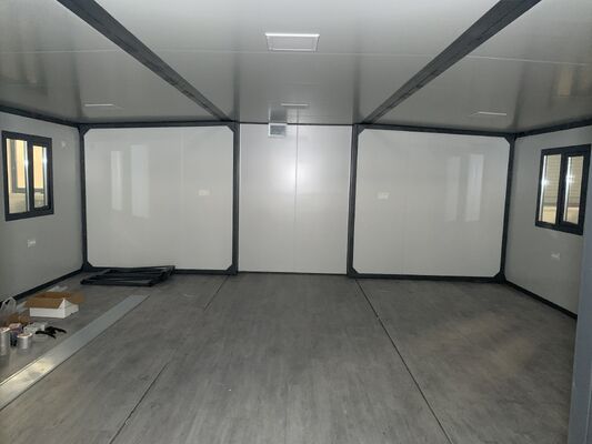 गीला-सूखा अलगाव बाथरूम, थर्मल और ध्वनि इन्सुलेशन और 30-40 वर्ष जीवन काल के साथ फोल्डेबल 20 फीट कंटेनर